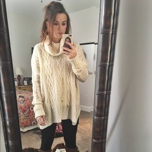 FREE PEOPLE love torn sweater